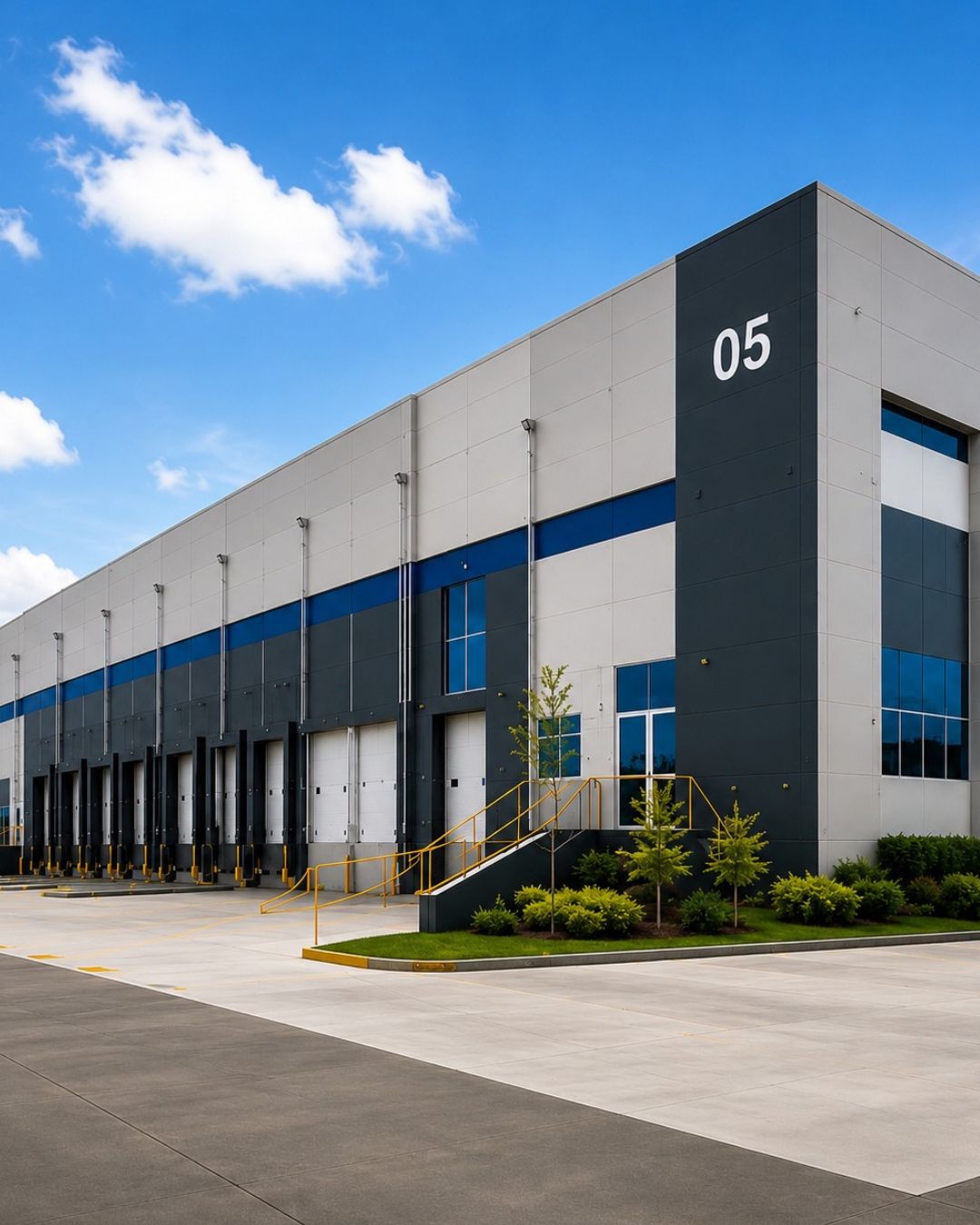 Exterior de bodega industrial en venta