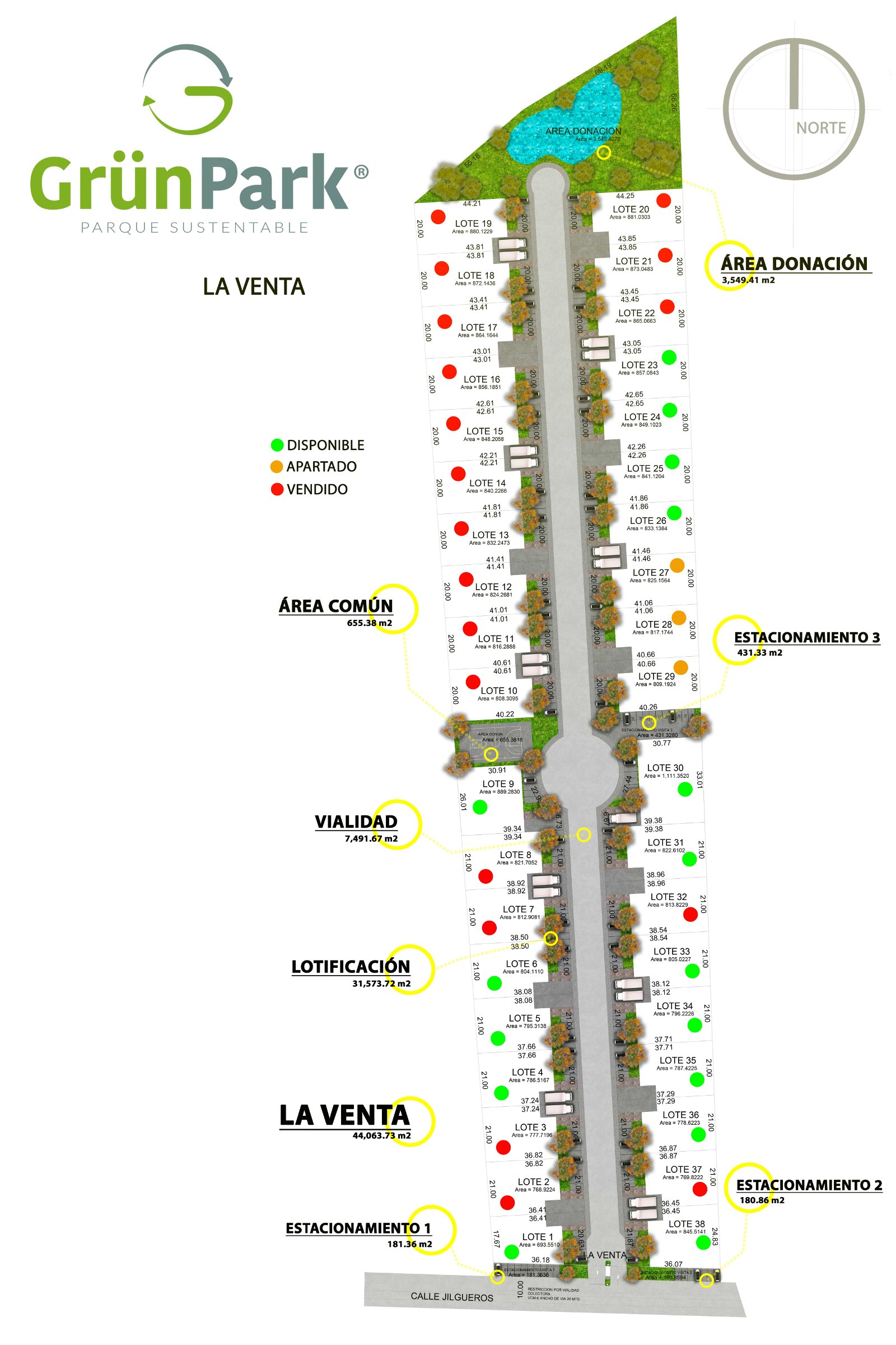 Grunpark La Venta Parque Industrial Zapopan Master Plan
